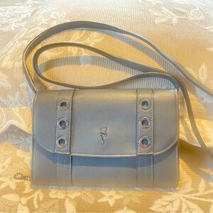 Simply Vera Vera Wang Elegant Gray Crossbody Bag